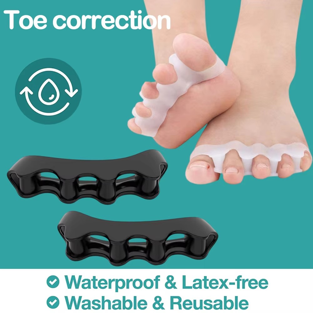 Yoga Toe Separator - Silicone Finger Toe Protector Toe Separators