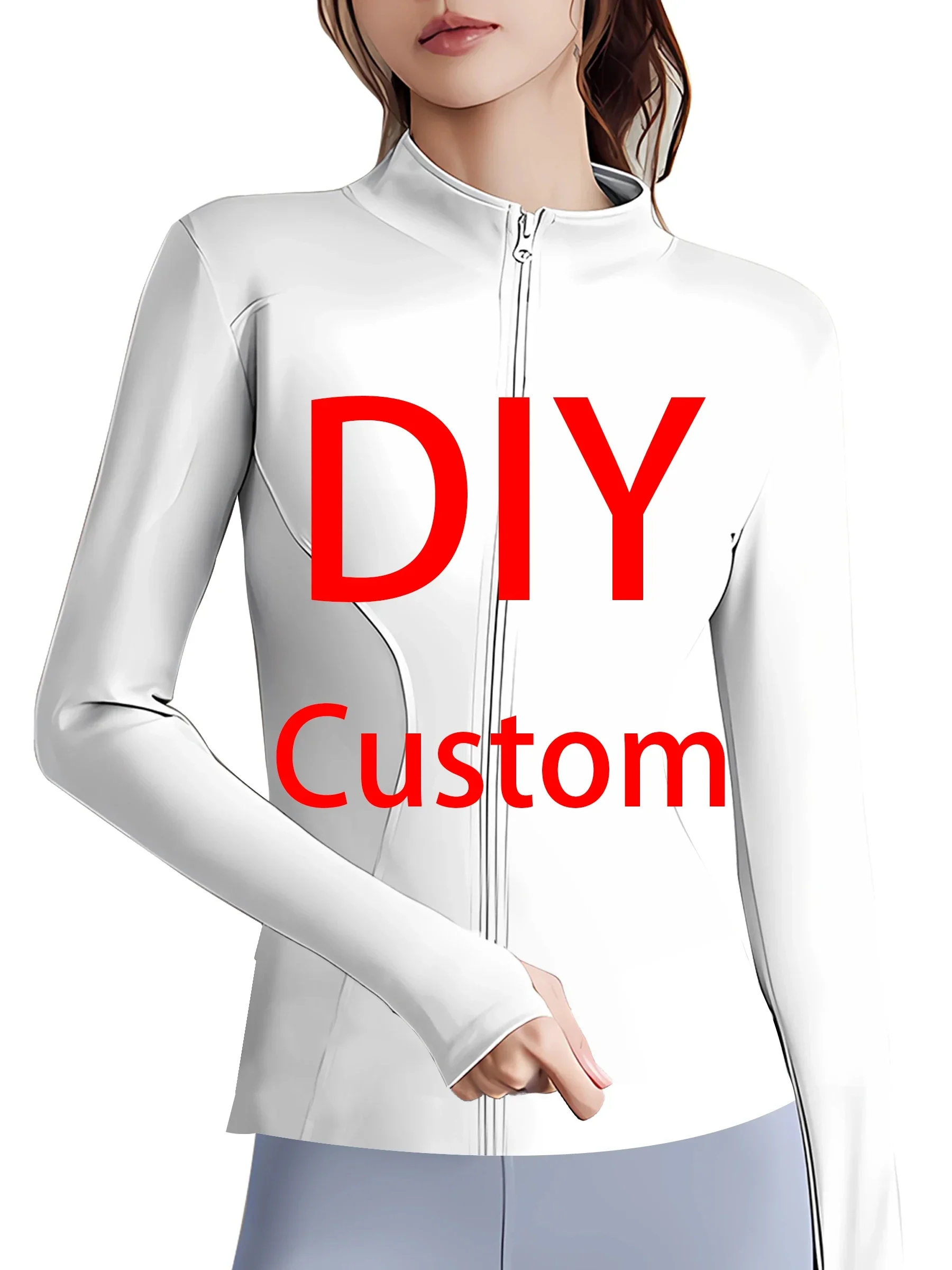 Yoga Fitness Hoodie - MSIEESO Fashion Yoga Jackets DIY Custom