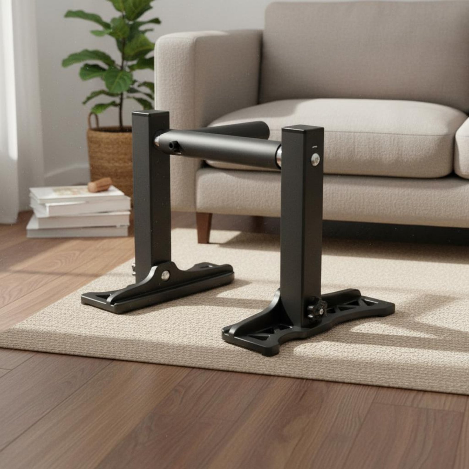 Pull Up Bar Doorframe - 2 Pieces Adjustable Pull-up Stand Space-Saving