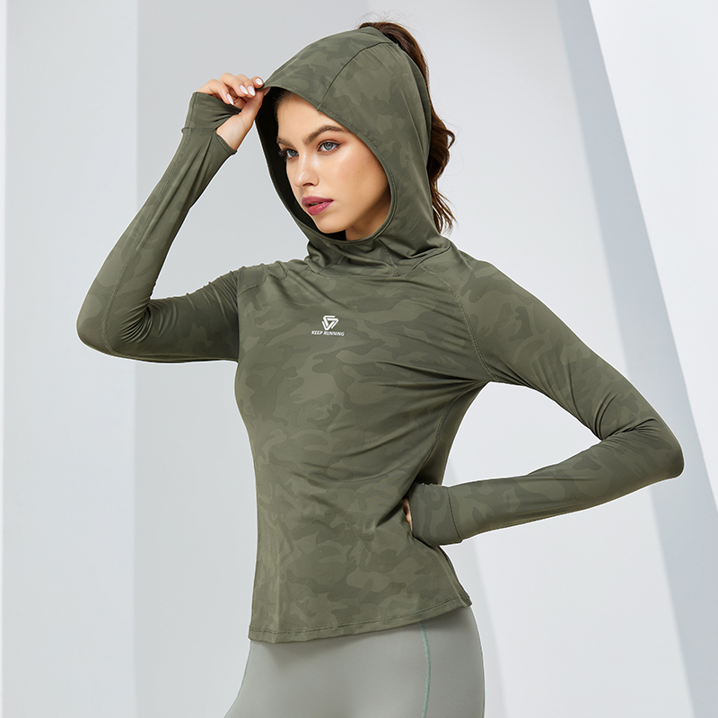 Yoga Fitness Hoodie - New Fitness Sports Hoodies Women's Long