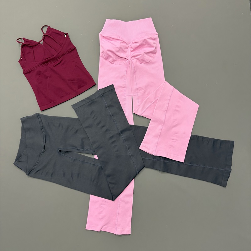 Yoga Fitness Zumba - 2Pcs Women Gym Set Vision Twist