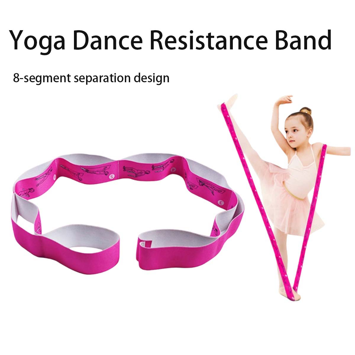 Yoga Fitness Images - 1 PCS Yoga Elastic Stretch Band