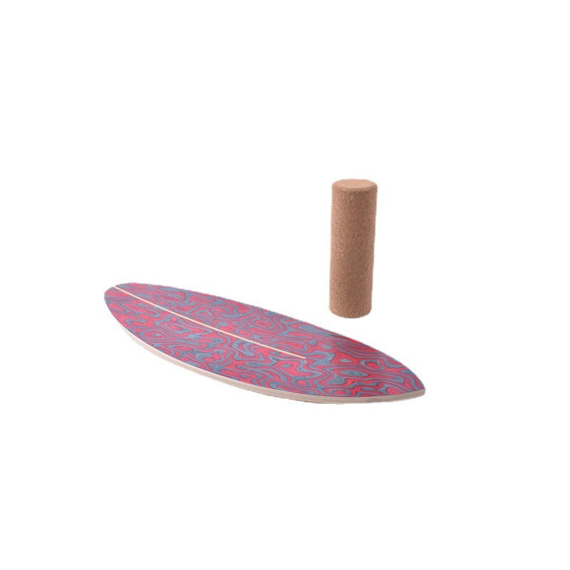 Yoga Fitness Board - Wooden High Difficulty Balance Trainer with