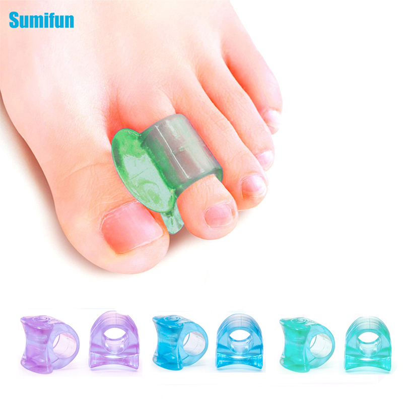 Yoga Toe Separator - 2pcs Silicone Toe Separator Straightener Bone
