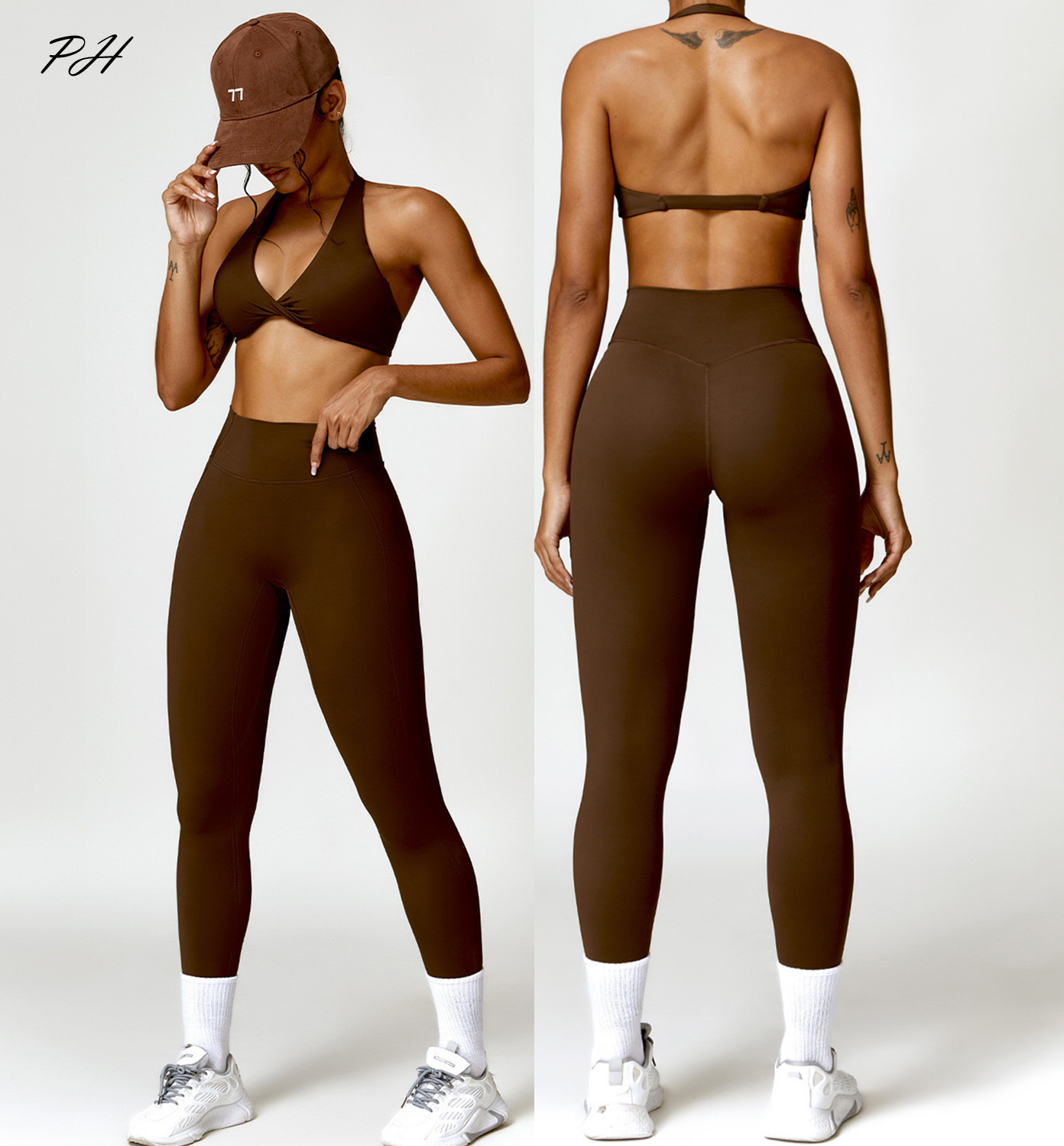 Yoga Fitness Zumba - 2PCS Yoga Set Nude Feeling Workout