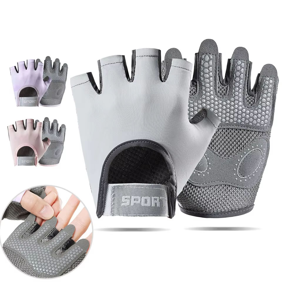 Yoga Fitness Spinning - Weightlifting Gloves Fitness Gym Equipment Exercise