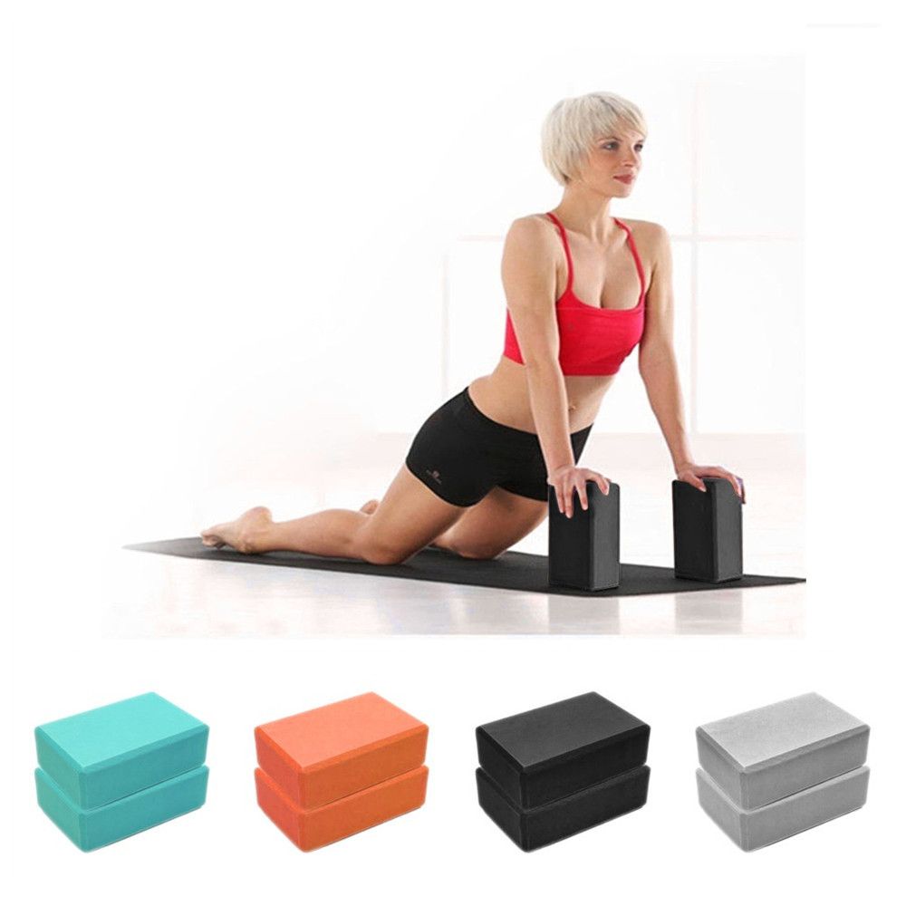 Yoga Fitness Board - Colored EVA Yoga Block Brick Non-Slip