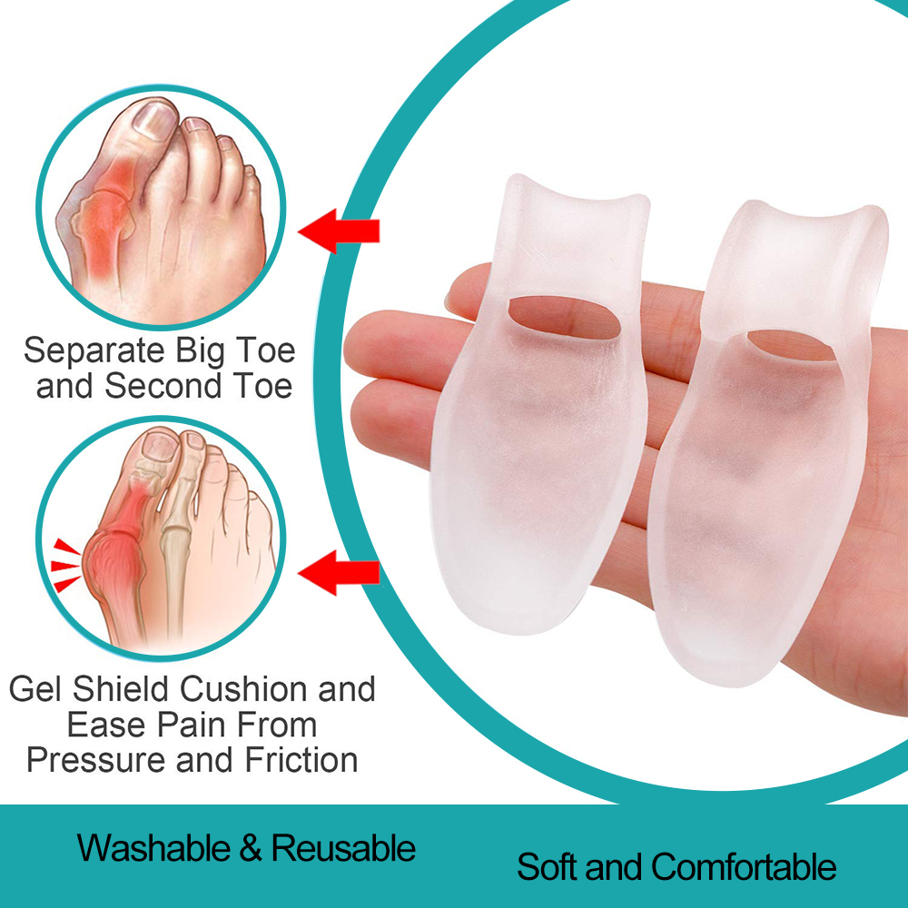 1 Pair Protective Toe Separato - огляд і ціна Yoga Toe Separator