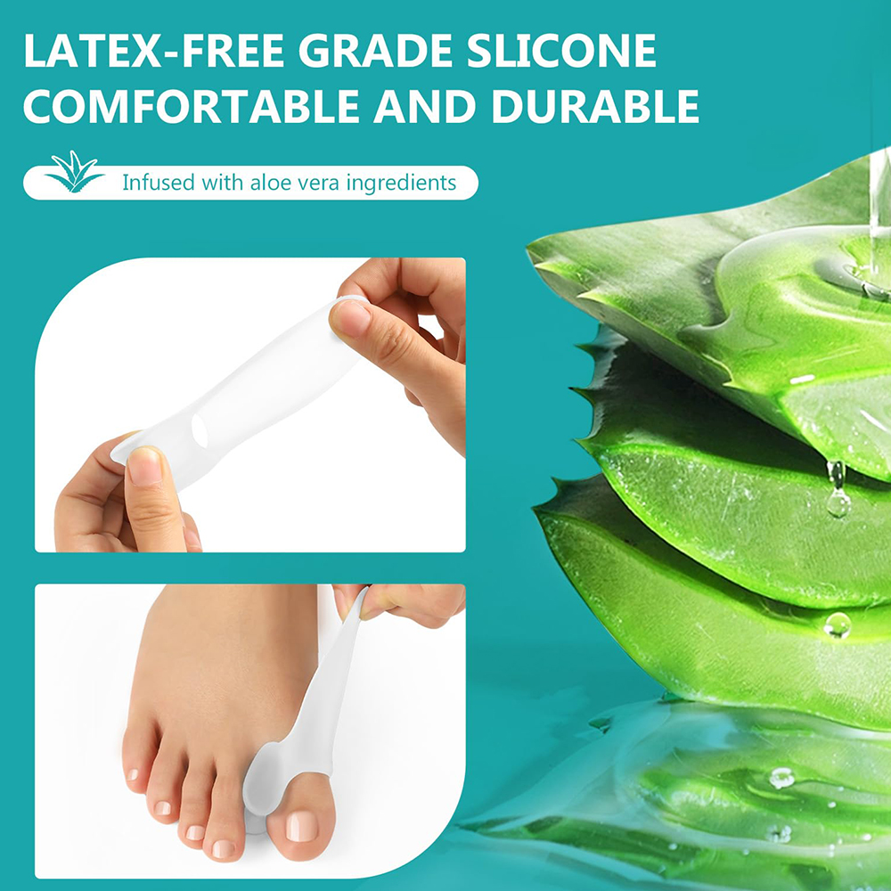 1 Pair Protective Toe Separato - огляд і ціна Yoga Toe Separator