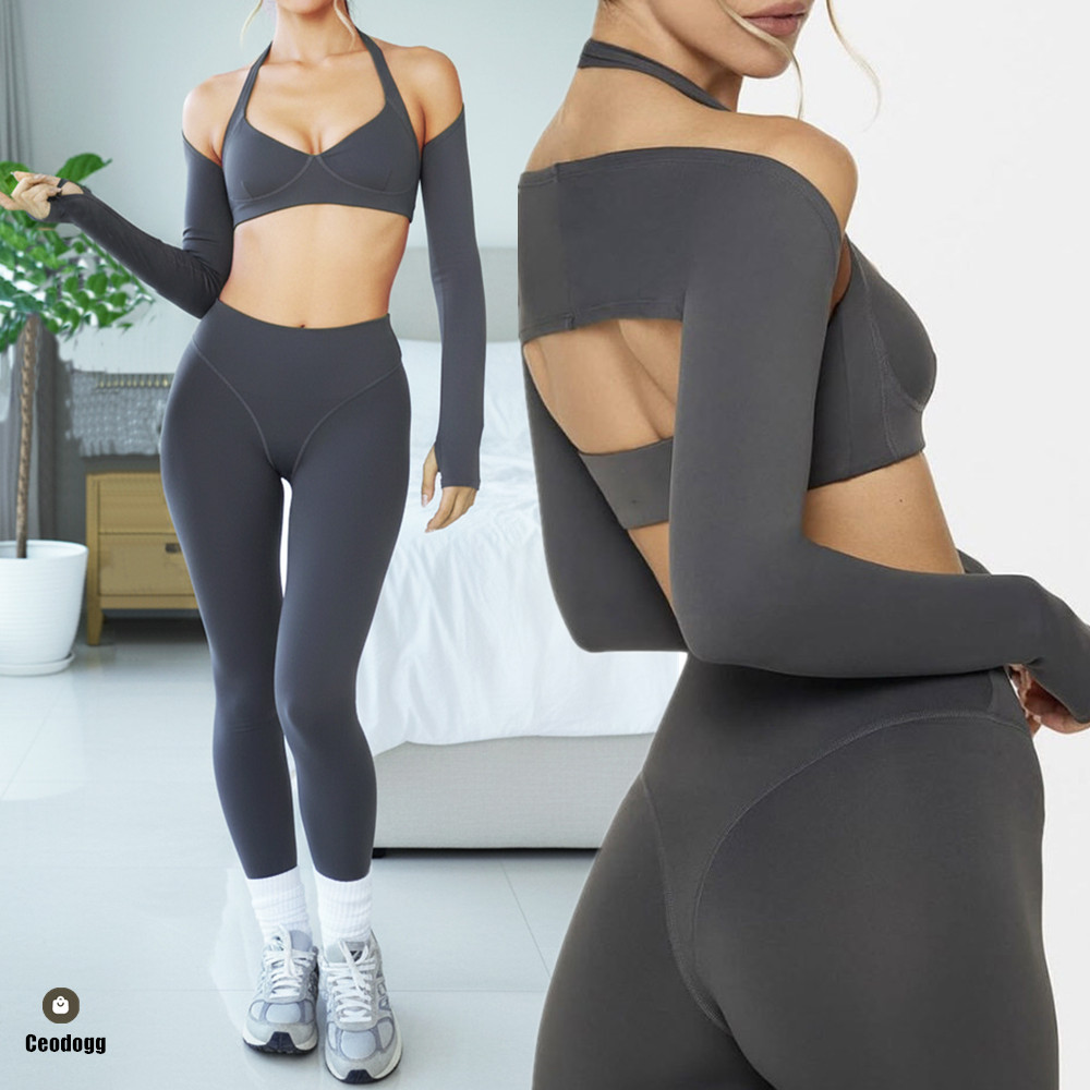 2/3PCS Nude Gym Yoga Set Women - огляд і ціна Yoga Fitness Zumba