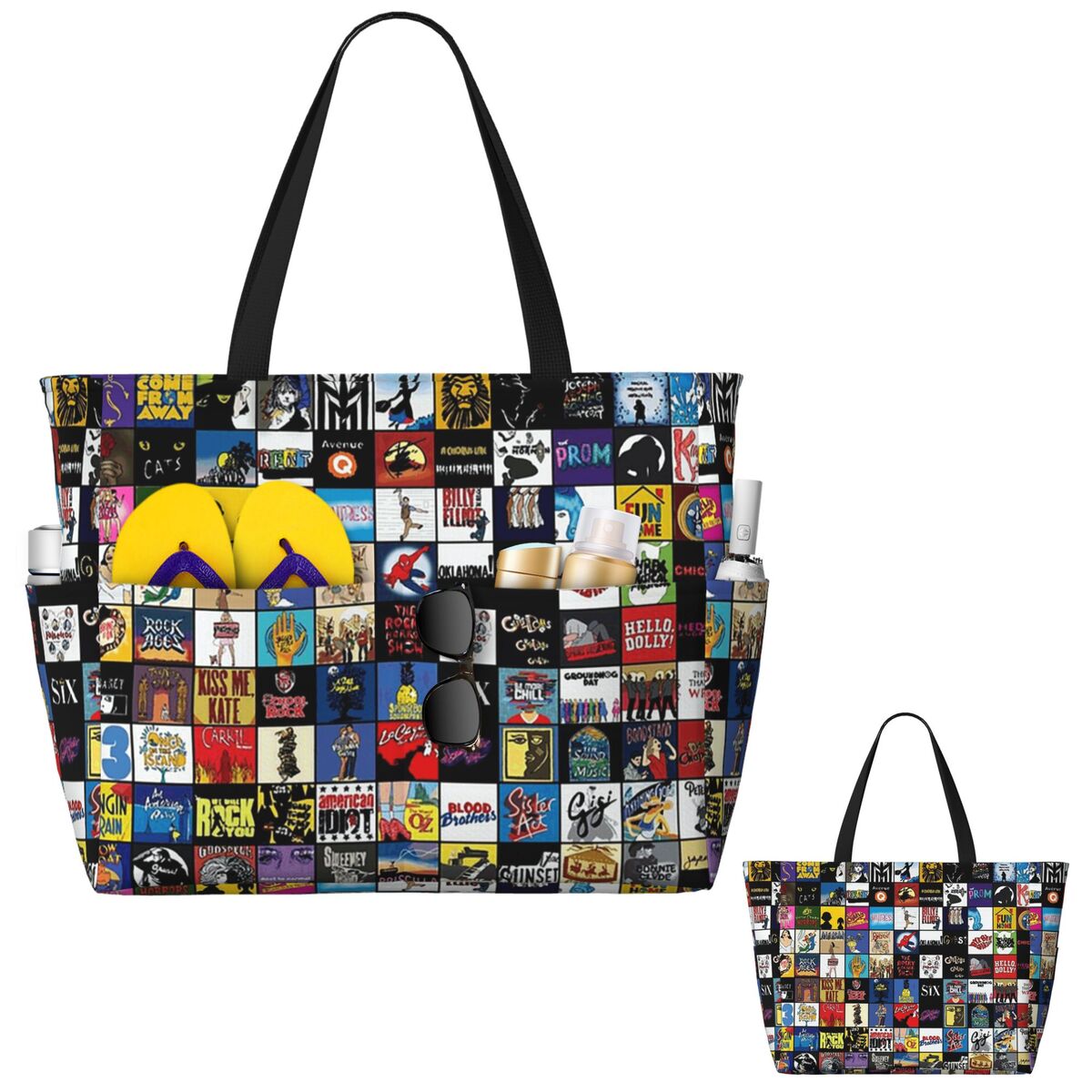 Broadway Musical Theatre Logos - огляд і ціна Yoga Fitness Tote