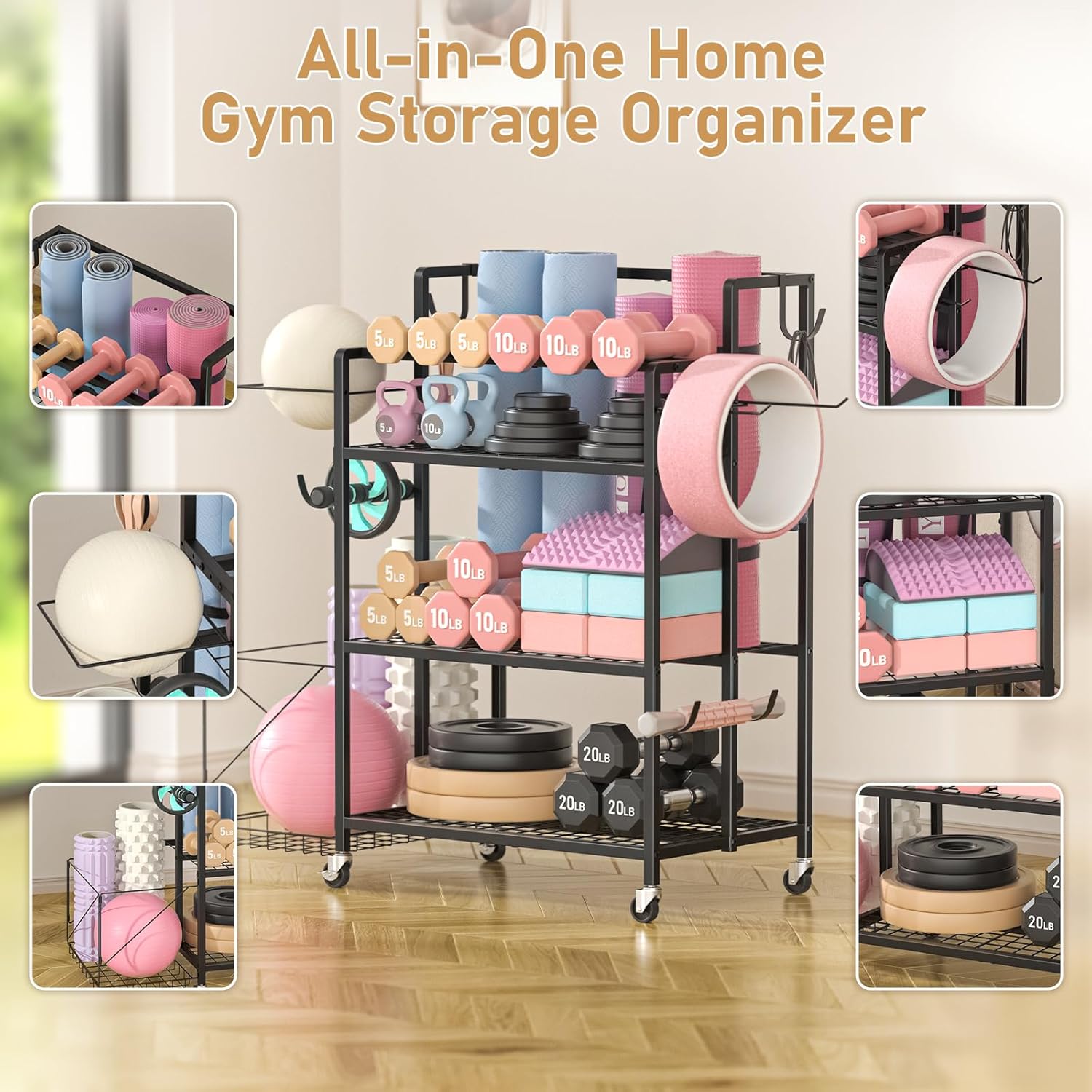 Home Gym Storage, No Material  - огляд і ціна Kettlebell