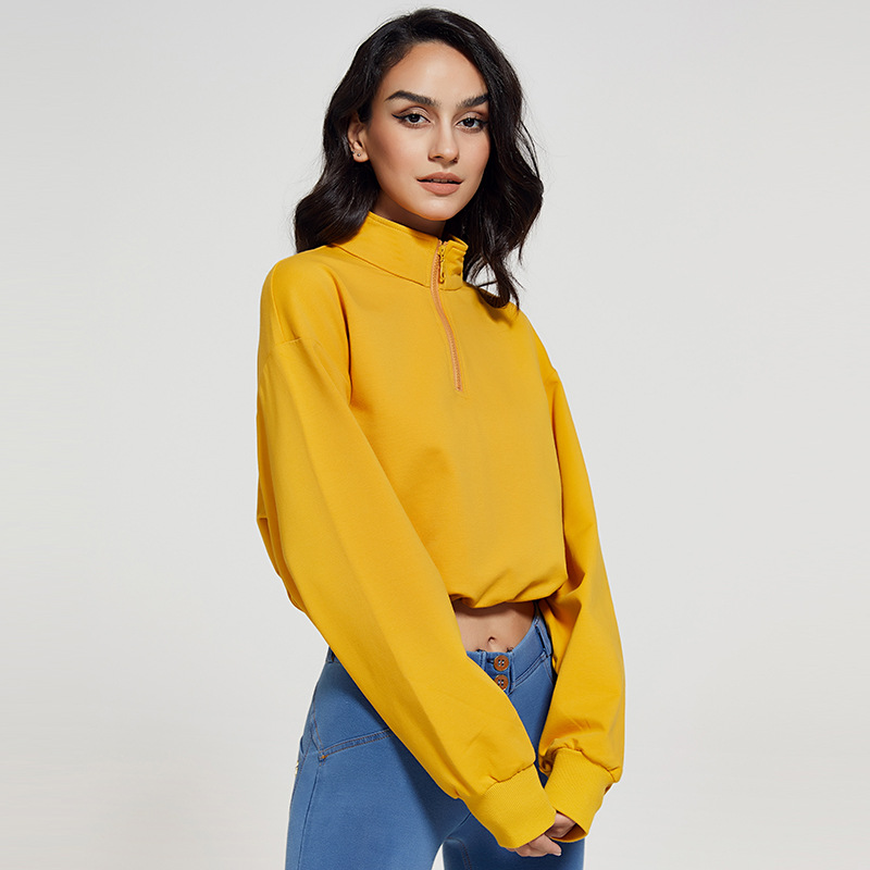 WESTSHAN EU Size Stand Collar  - огляд і ціна Yoga Fitness Hoodie