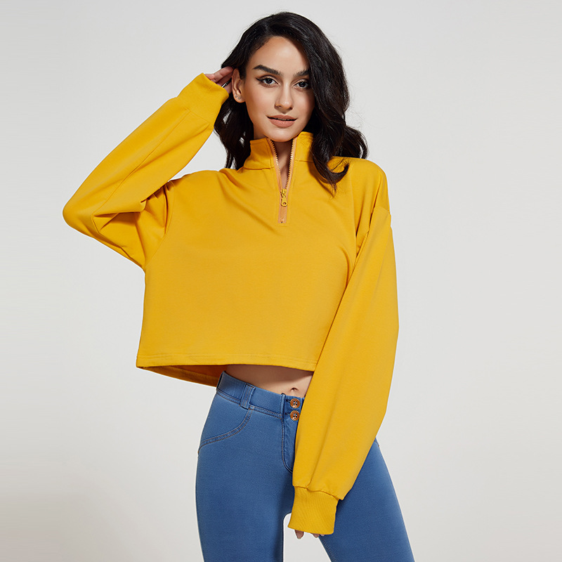 WESTSHAN EU Size Stand Collar  - огляд і ціна Yoga Fitness Hoodie