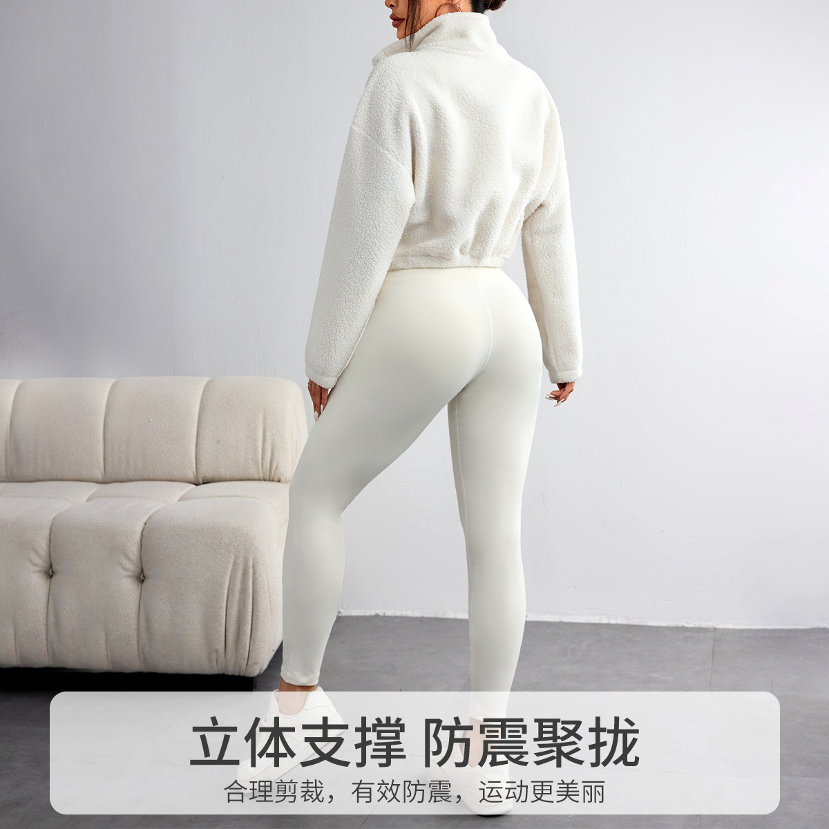 New Autumn and Winter Solid Co - огляд і ціна Yoga Fitness Hoodie
