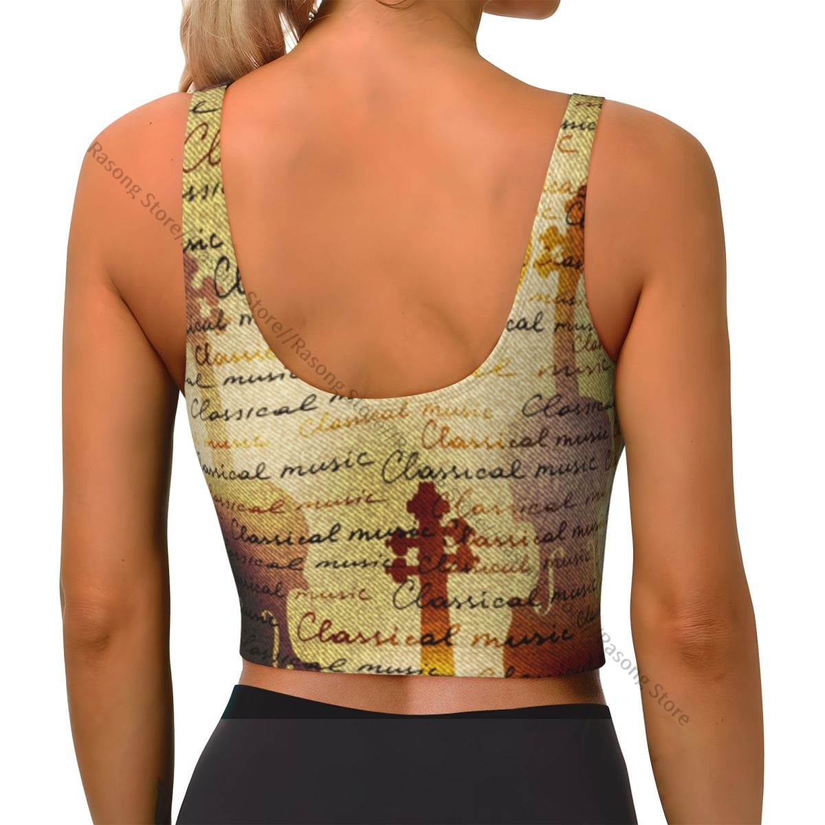 Sports Bra Women Running Yoga  - огляд і ціна Yoga Fitness Images