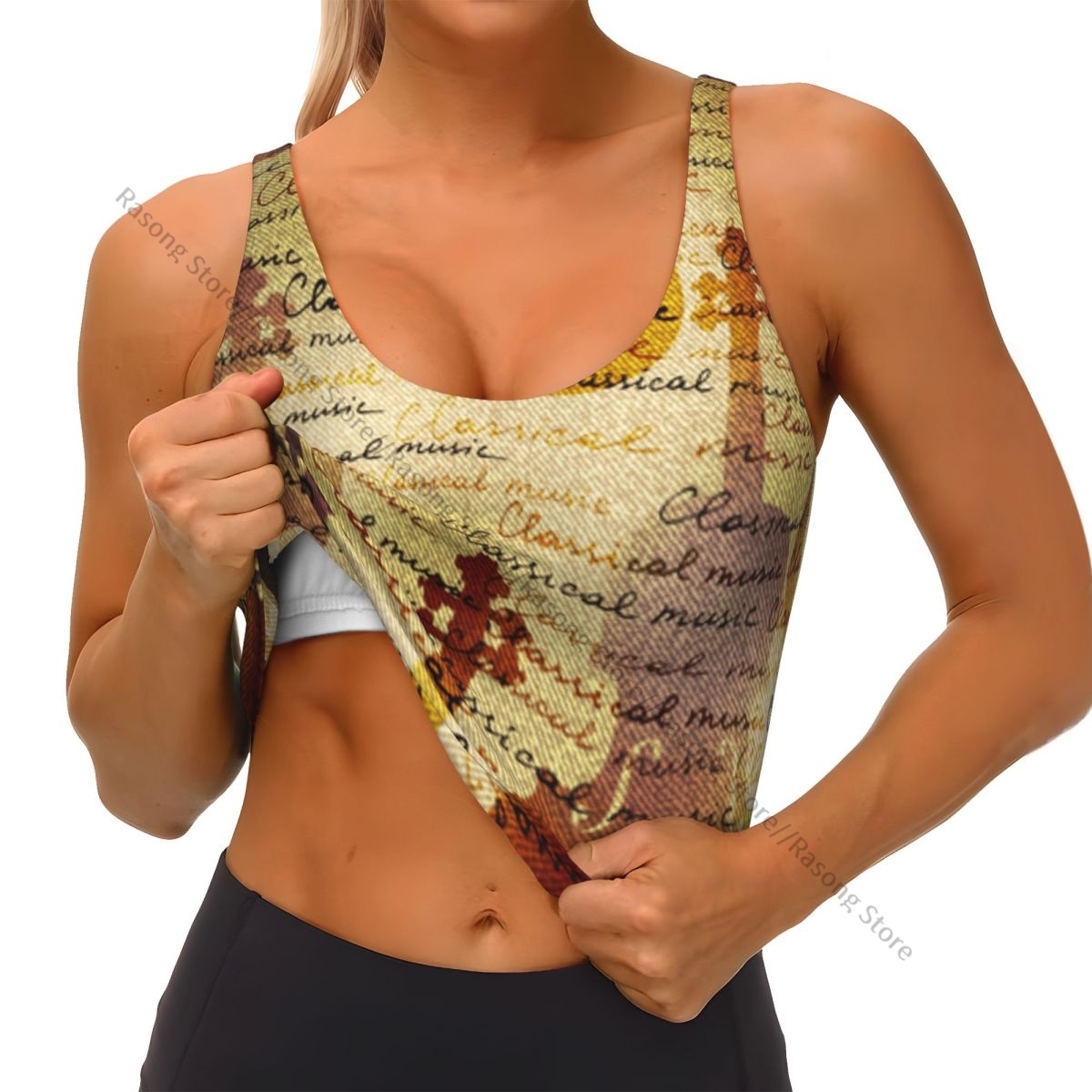 Sports Bra Women Running Yoga  - огляд і ціна Yoga Fitness Images