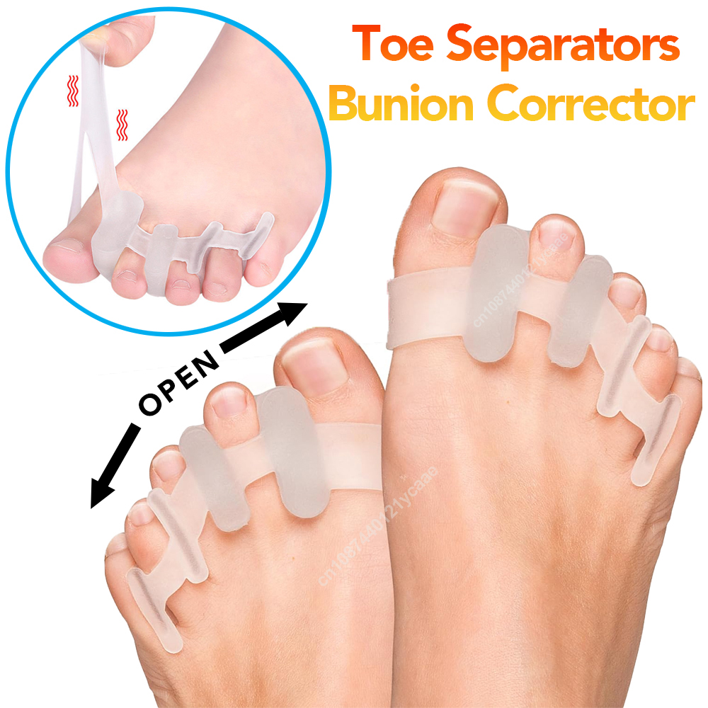 1 Pair Silicone Toe Separator  - огляд і ціна Yoga Toe Separator
