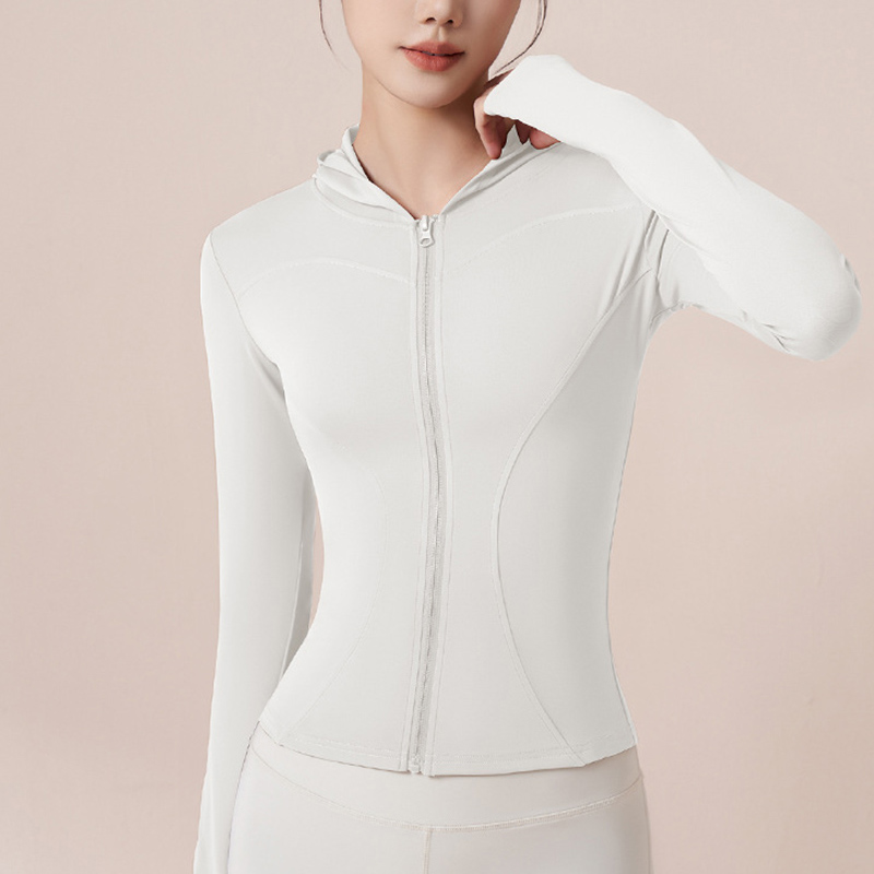 High Elastic Hoodie Yoga Jacke - огляд і ціна Yoga Fitness Hoodie