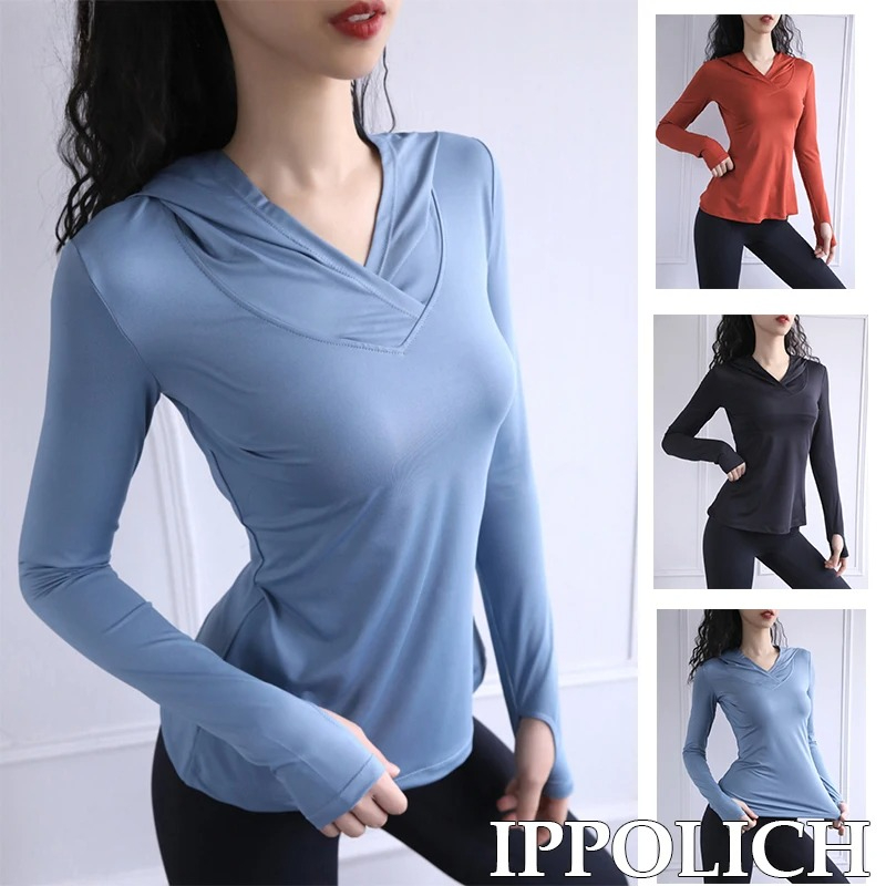 Yoga Hoodie Long Sleeve Women  - огляд і ціна Yoga Fitness Hoodie