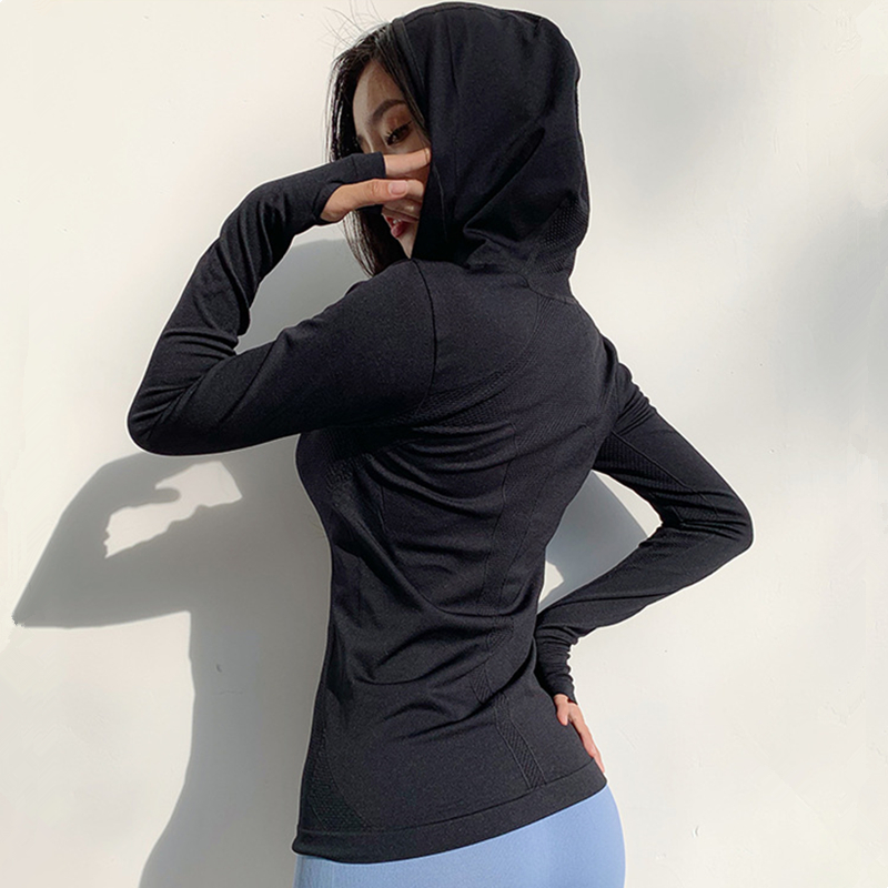 Women Sport Jackets Zipper Yog - огляд і ціна Yoga Fitness Hoodie