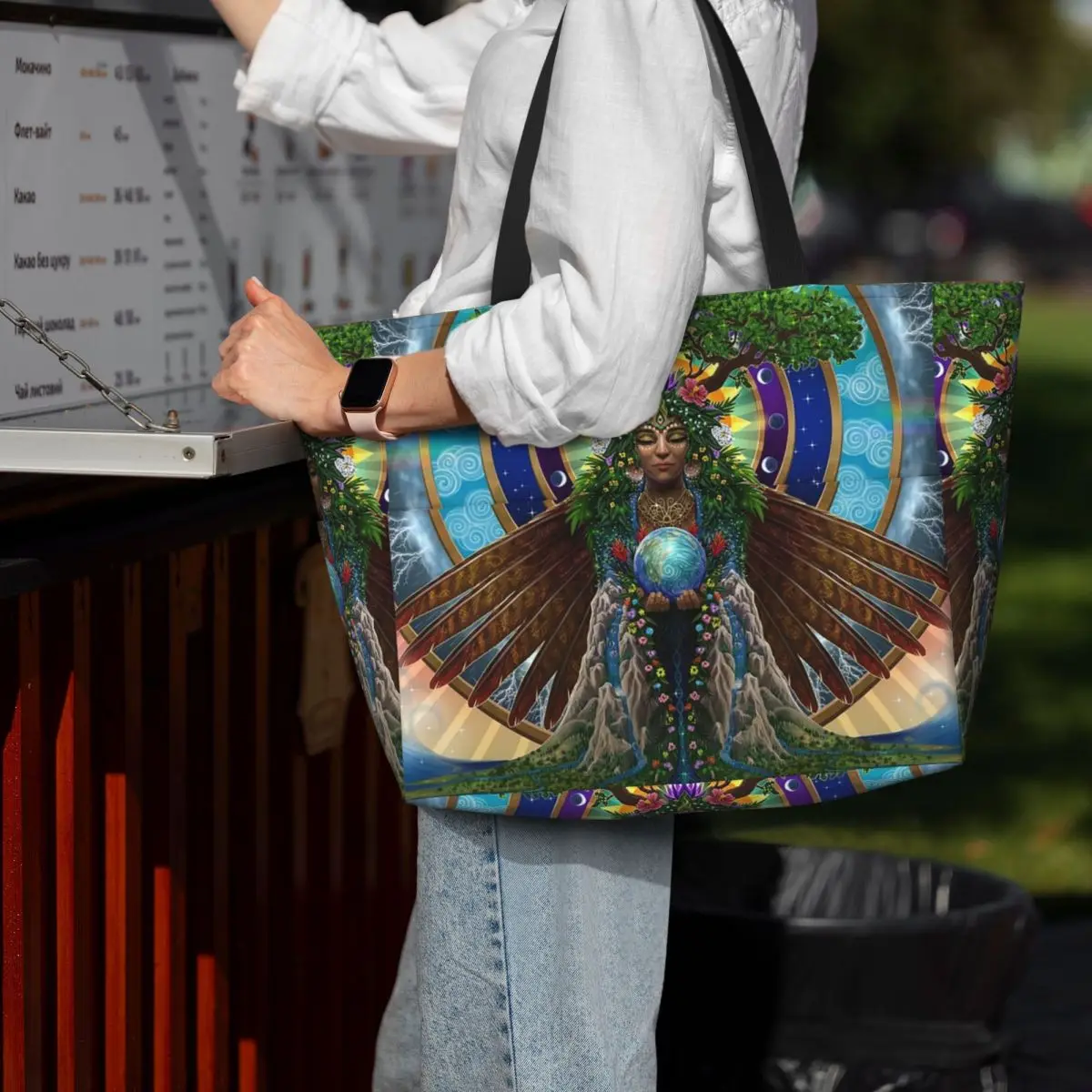 Gaia Sacred System Beach Tote  - огляд і ціна Yoga Fitness Tote