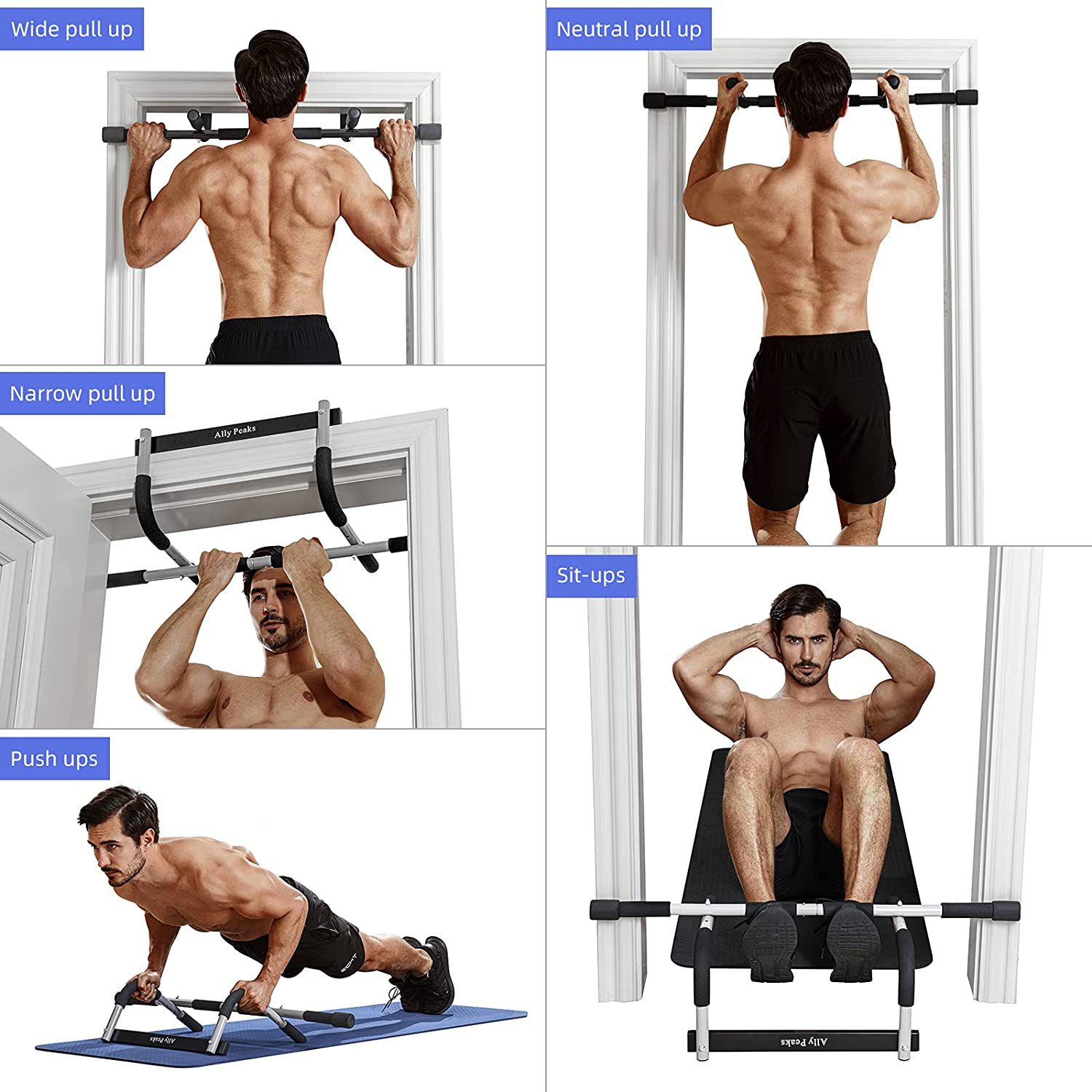 Indoor Fitness Equipment Door  - огляд і ціна Pull Up Bar Doorframe