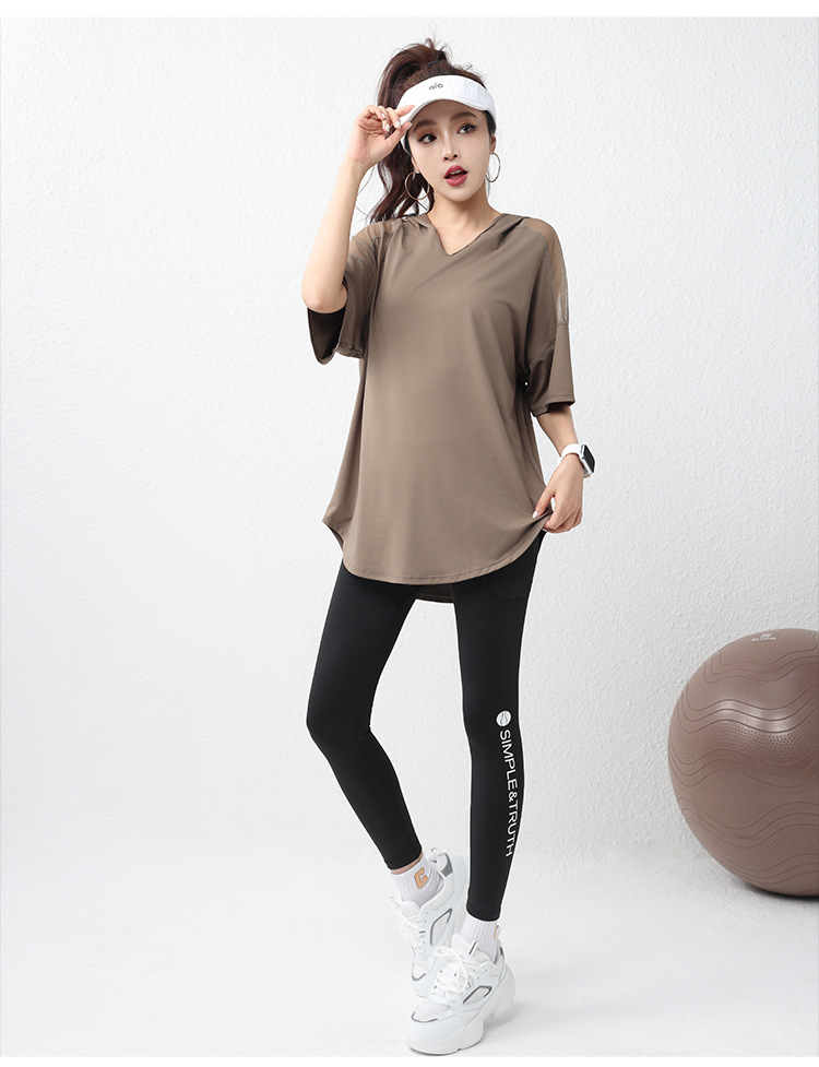 Woman Yoga Short Sleeve Hoodie - огляд і ціна Yoga Fitness Hoodie