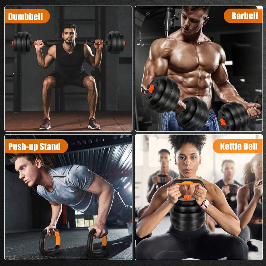 20Lbs Adjustable Dumbbell Set, - огляд і ціна Kettlebell