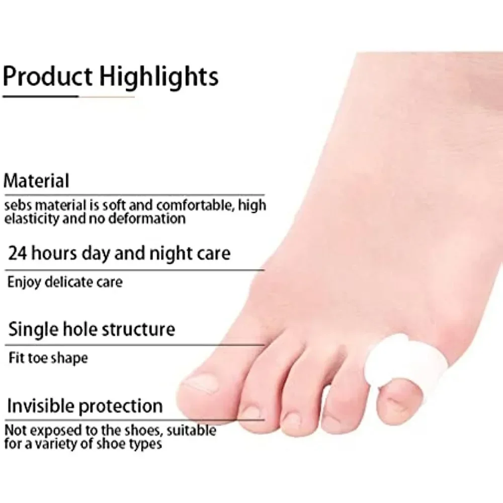 2pcs Silicone Toe Orthopedic S - огляд і ціна Yoga Toe Separator