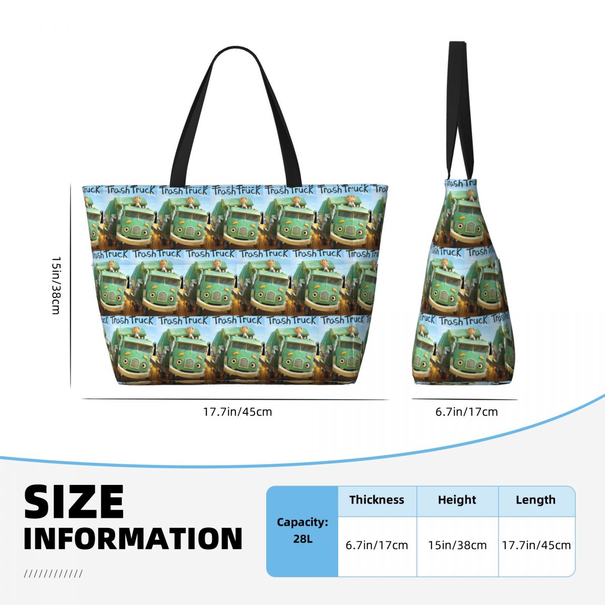 Hank And Trash Truck Cartoon B - огляд і ціна Yoga Fitness Tote