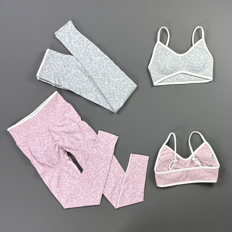 HISTELLO 2Pcs Leopard Yoga Bra - огляд і ціна Yoga Fitness Zumba