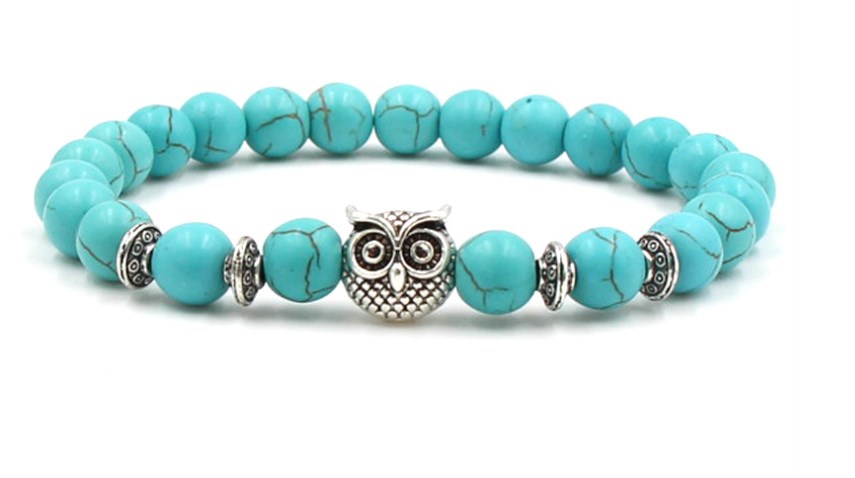 8mm tdft54 owl Bangles turquoi - огляд і ціна Yoga Fitness Bar