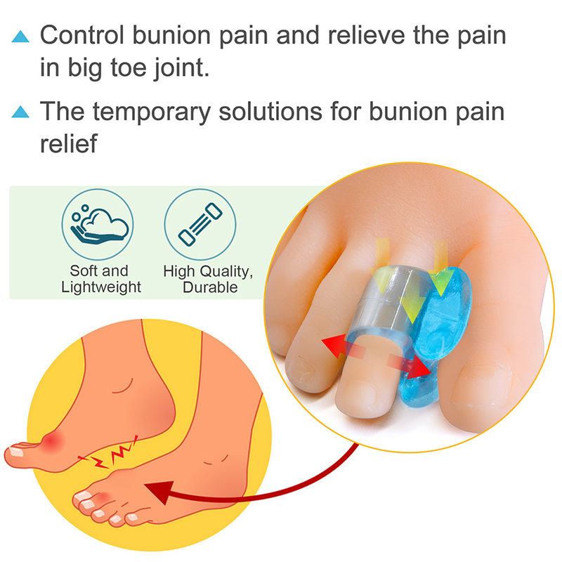 2pcs Silicone Toe Separator  S - огляд і ціна Yoga Toe Separator