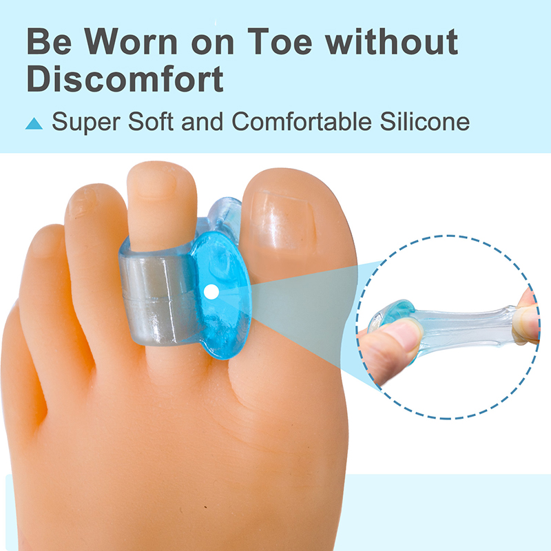 2pcs Silicone Toe Separator  S - огляд і ціна Yoga Toe Separator