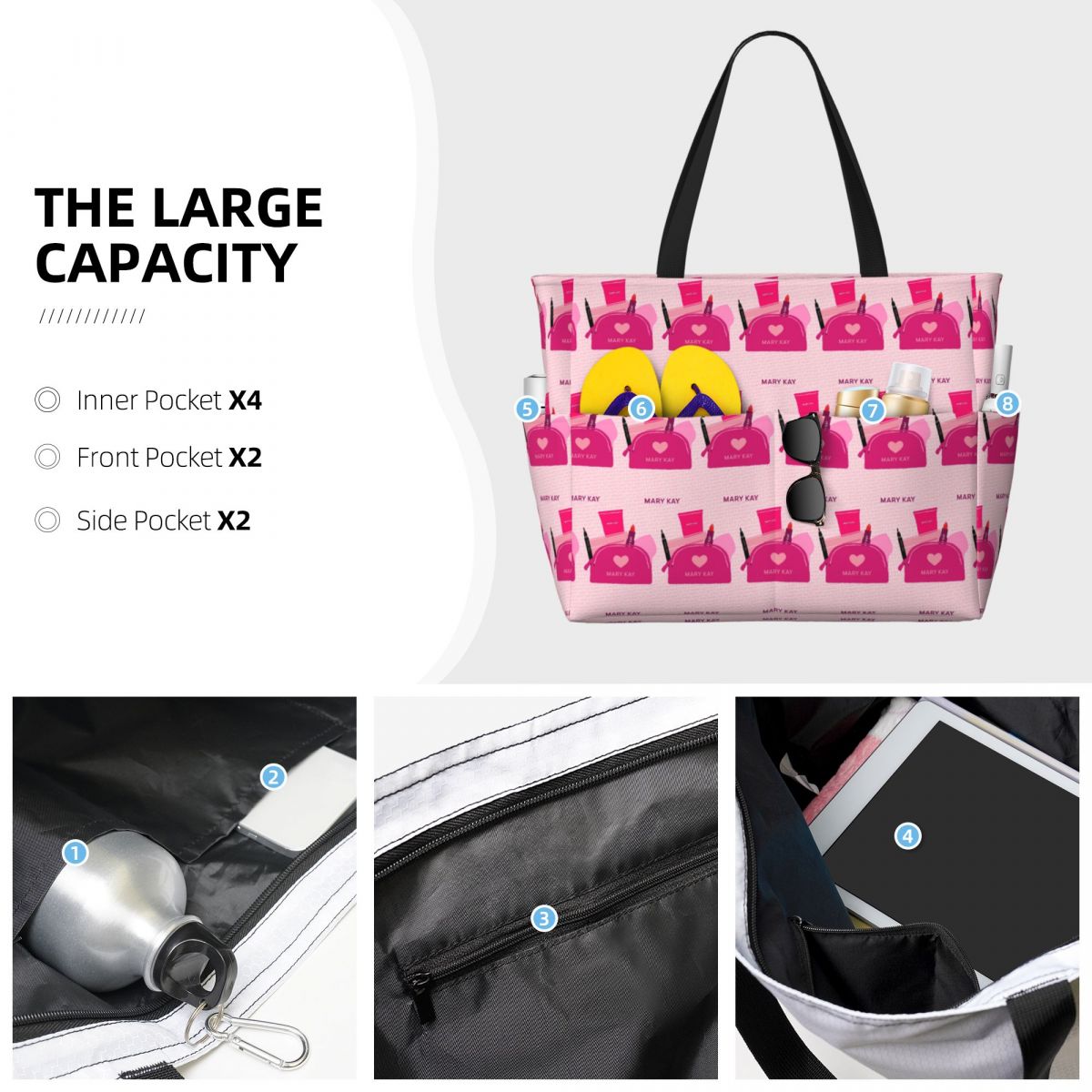 Mary Kay Beach Tote Bag Sport  - огляд і ціна Yoga Fitness Tote