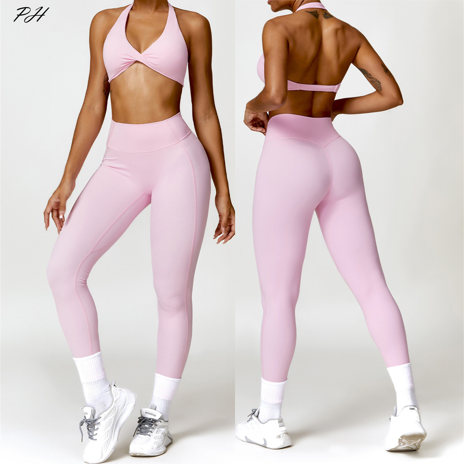 2PCS Yoga Set Nude Feeling Wor - огляд і ціна Yoga Fitness Zumba