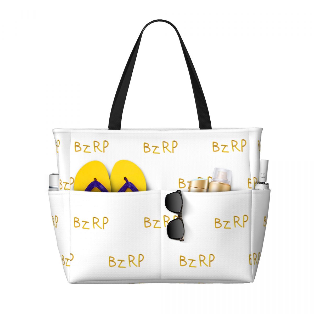 Bizarrap Cap (BZRP) Beach Tote - огляд і ціна Yoga Fitness Tote