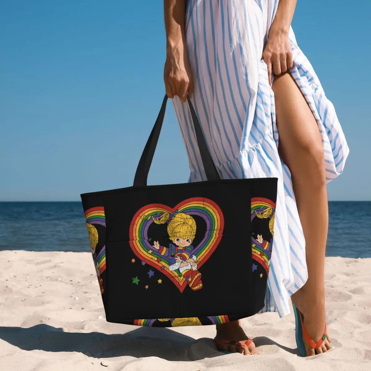 Rainbow Brite With Rainbow Hea - огляд і ціна Yoga Fitness Tote
