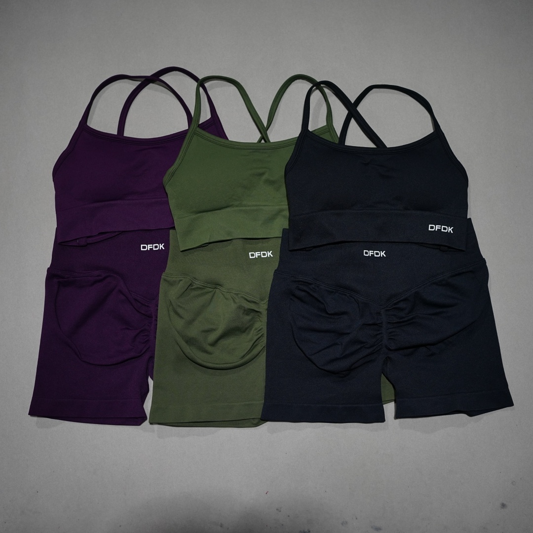 DFDK High Waist Short Leggings - огляд і ціна Yoga Fitness Zumba