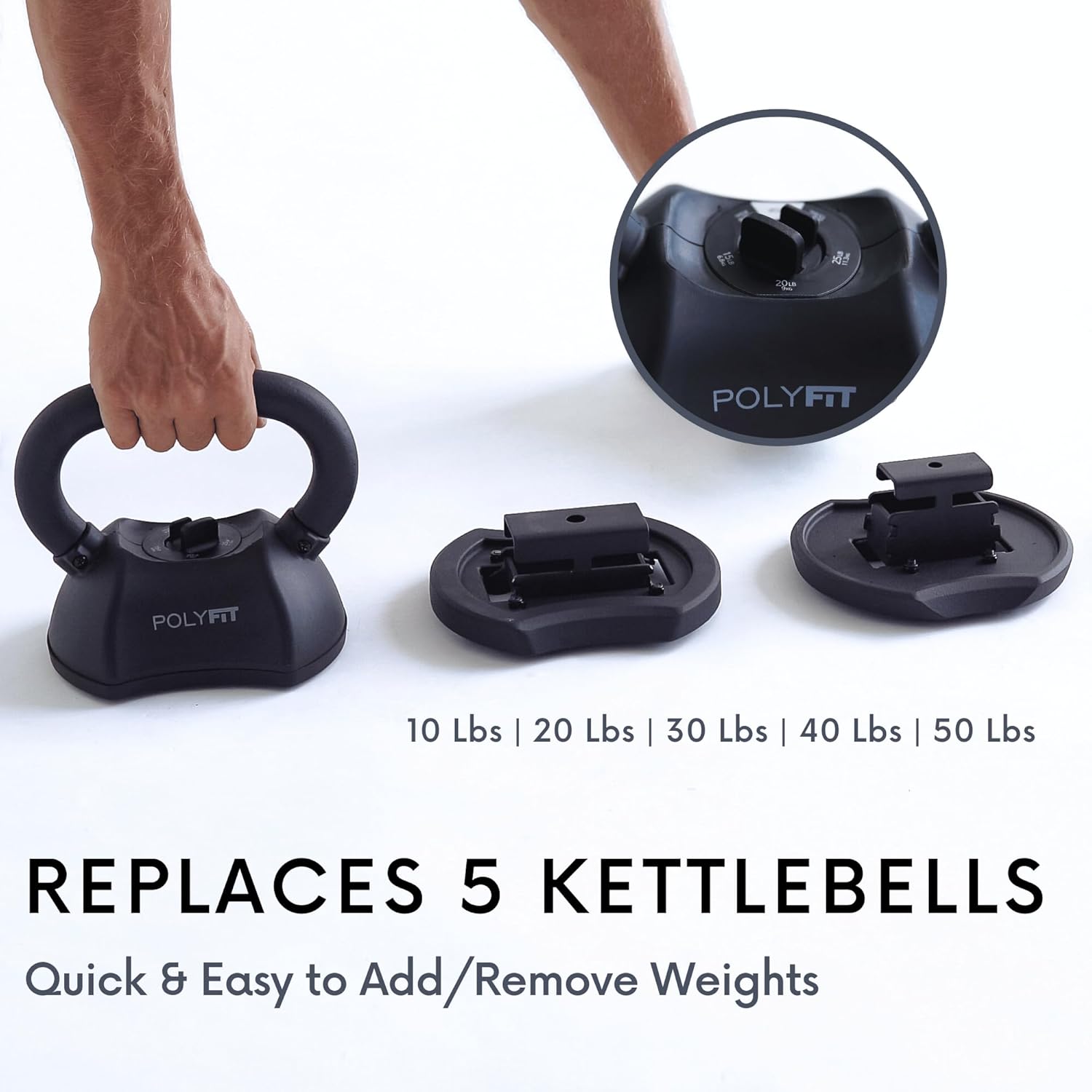 Home Gym Polyfit Adjustable Ke - огляд і ціна Kettlebell