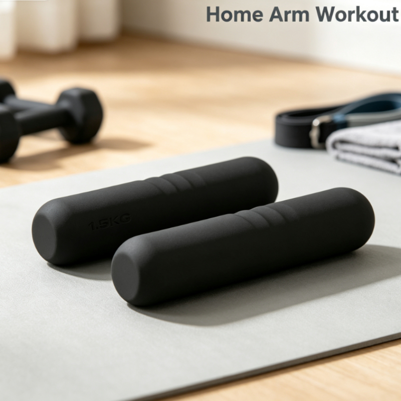 Silicone Coated Dumbbell Bar 1 - огляд і ціна Yoga Fitness Bar